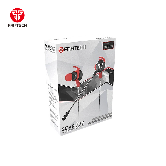 Audífonos Scar EG2 in ear Black