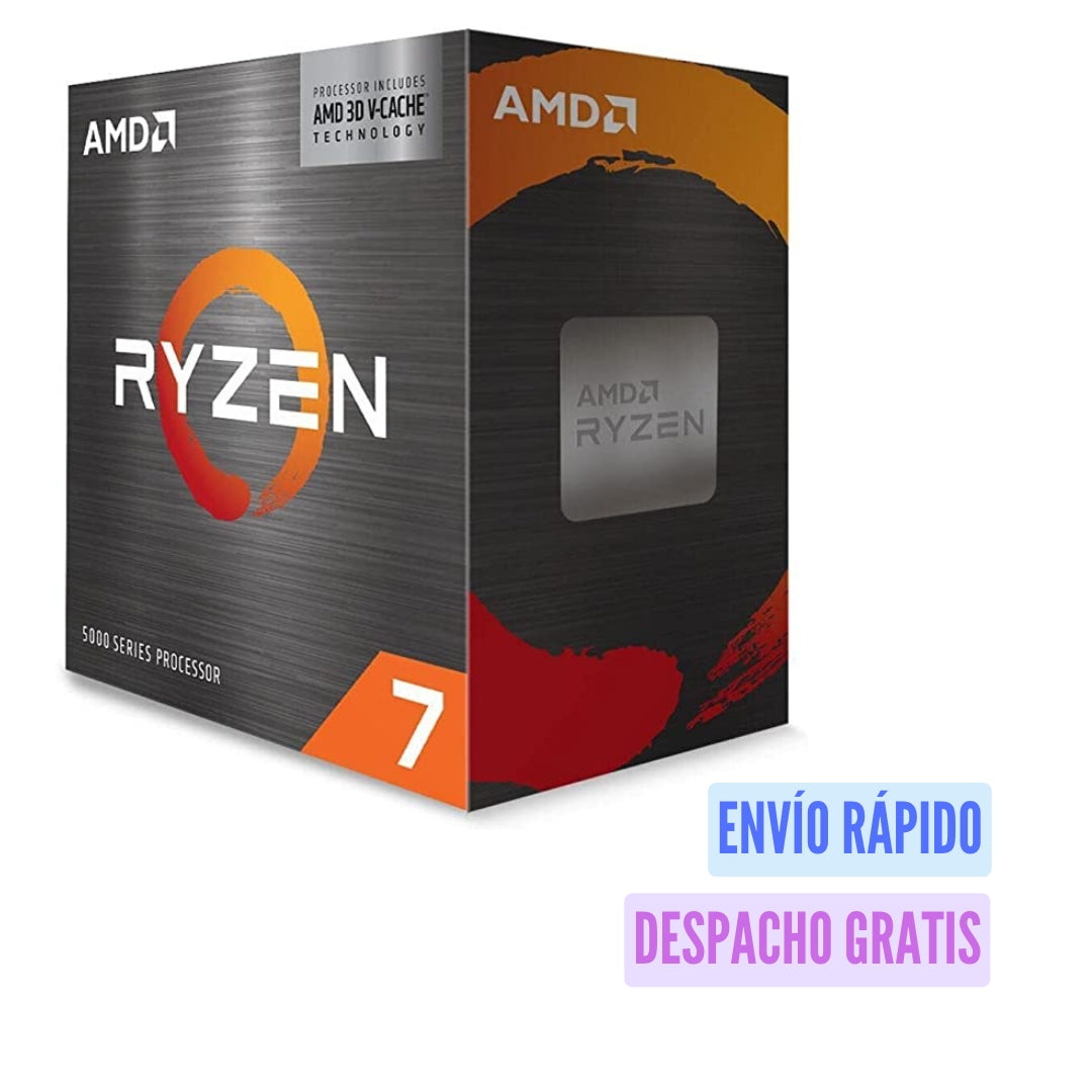 Procesador AMD Ryzen 7 5700X3D, Socket AM4, 8 núcleos, 16 hilos, Hasta 4.1GHz, 105W Tray