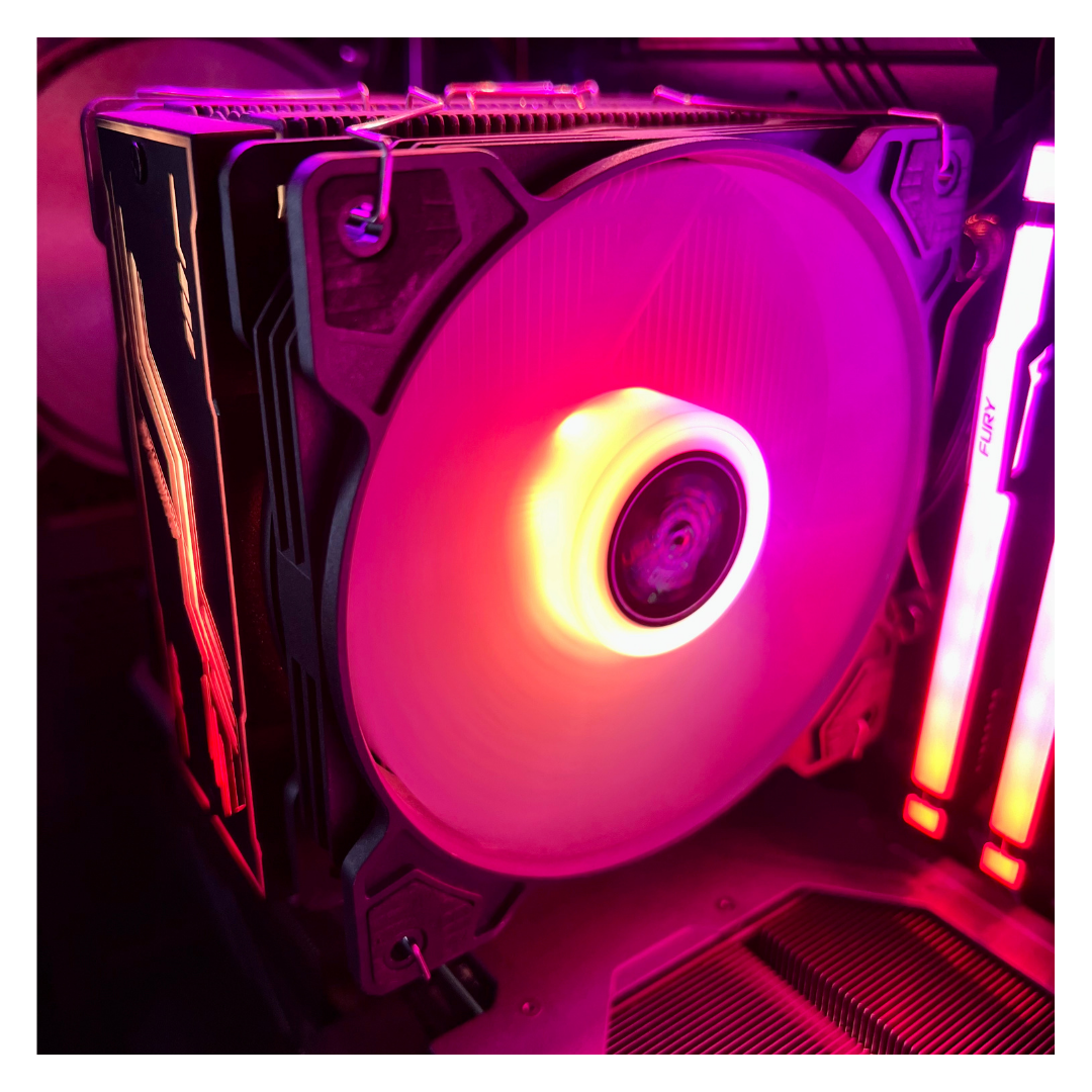 Disipador Cpu Argb Doble Ventilador Base De Cobre BM6000 Snowman