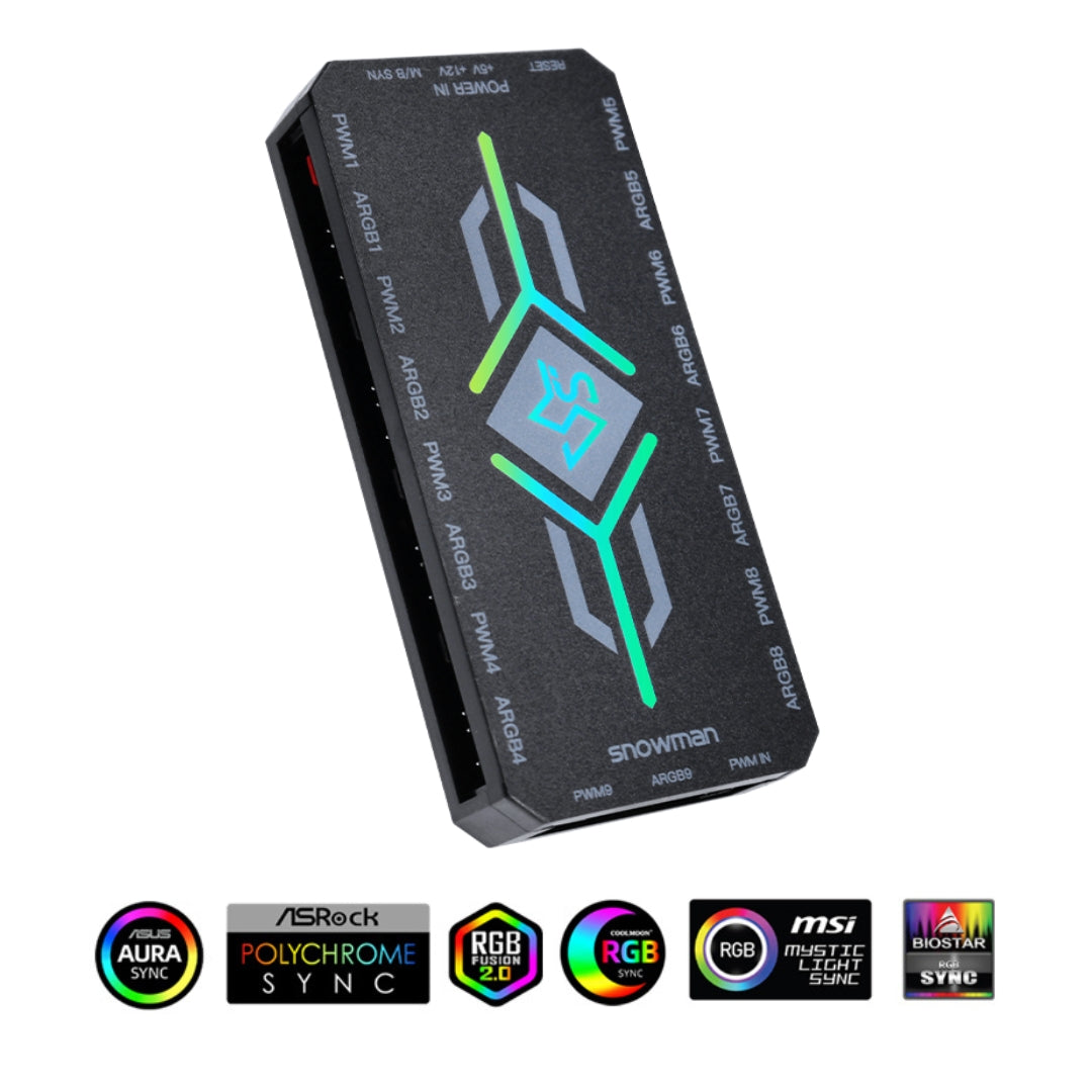 Controladora ARGB Snowman Negra