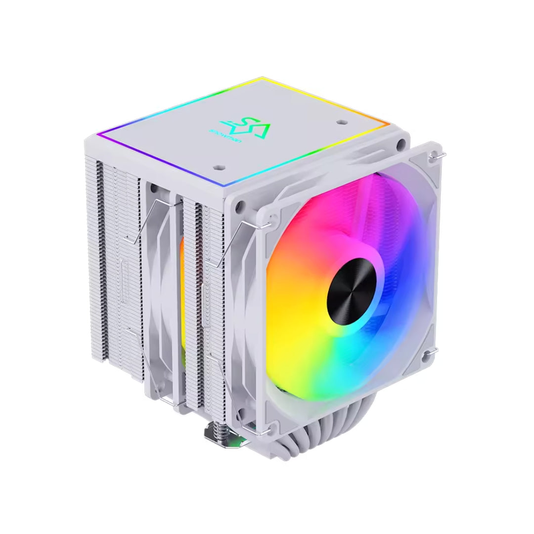 Disipador Cpu Argb Doble Ventilador MT880 Snowman
