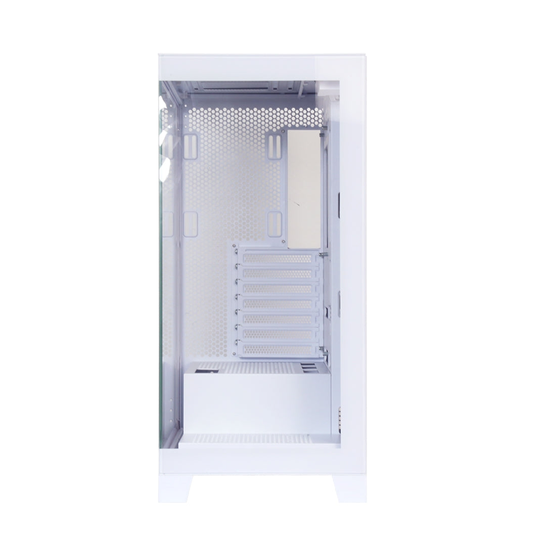 Gabinete Gamer Vidrio Templado SAMA Neview 2351 Blanco