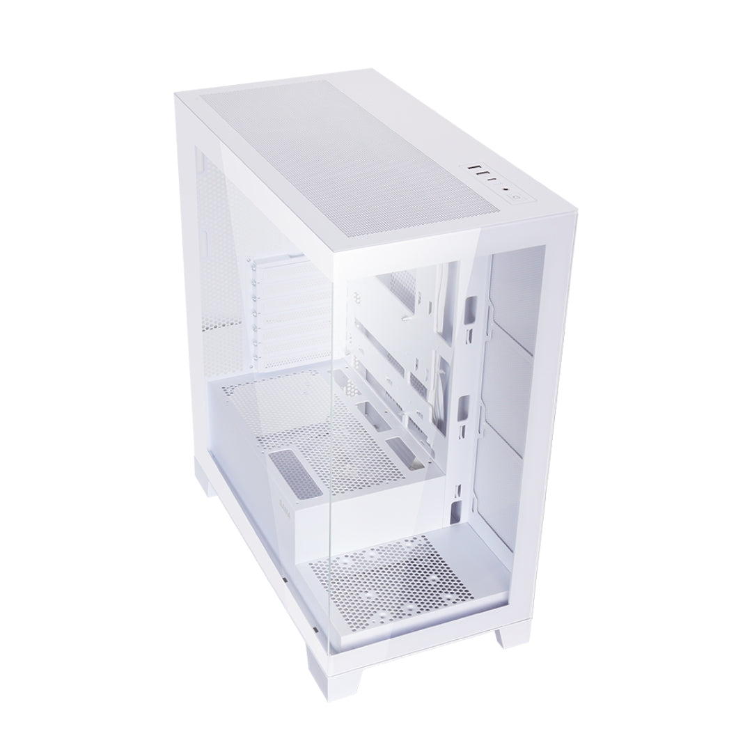 Gabinete Gamer Vidrio Templado SAMA Neview 2351 Blanco