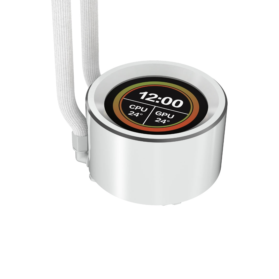 Refrigeracion liquida AIO con pantalla LCD SAMA SM360 PRO Blanca