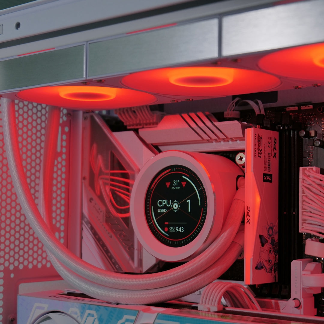 Refrigeracion liquida AIO con pantalla LCD SAMA SM360 PRO Blanca