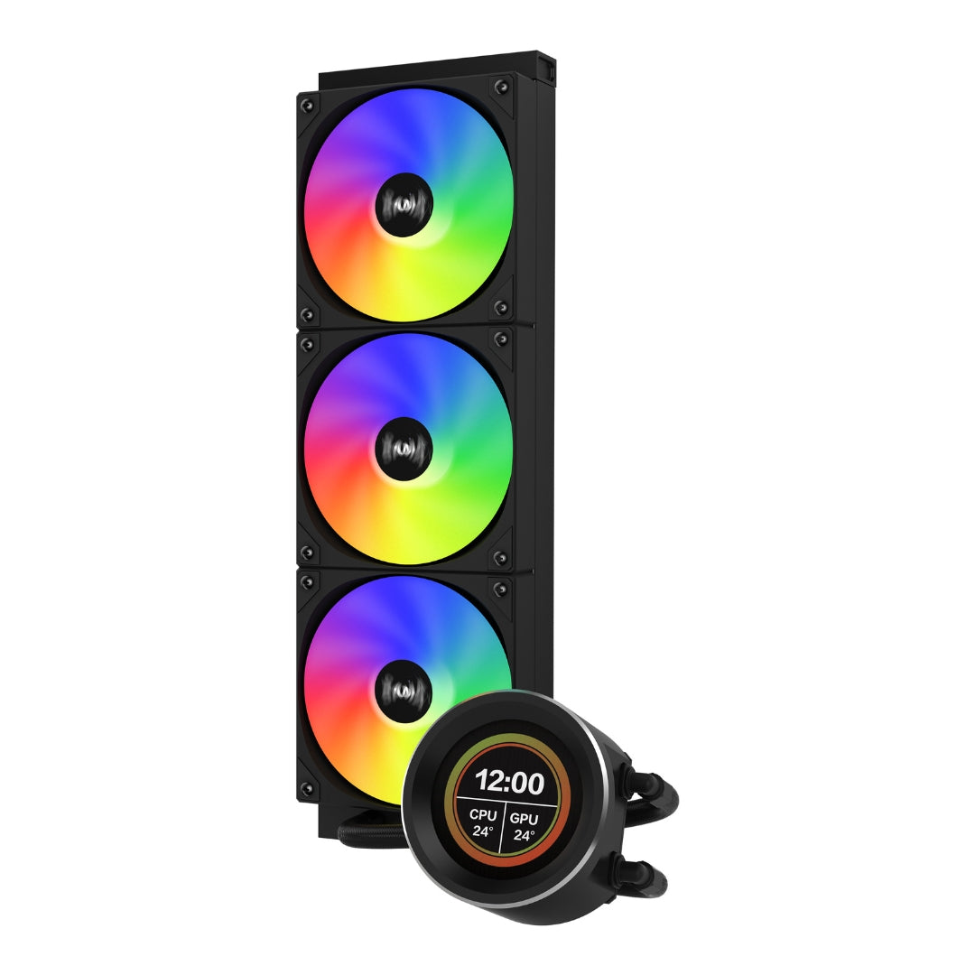 Refrigeracion liquida AIO con pantalla LCD SAMA SM360 PRO Negra