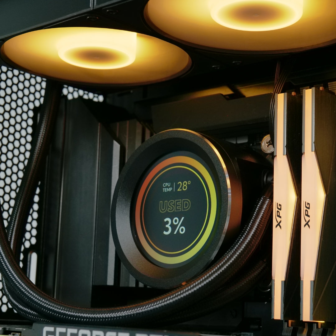 Refrigeracion liquida AIO con pantalla LCD SAMA SM360 PRO Negra