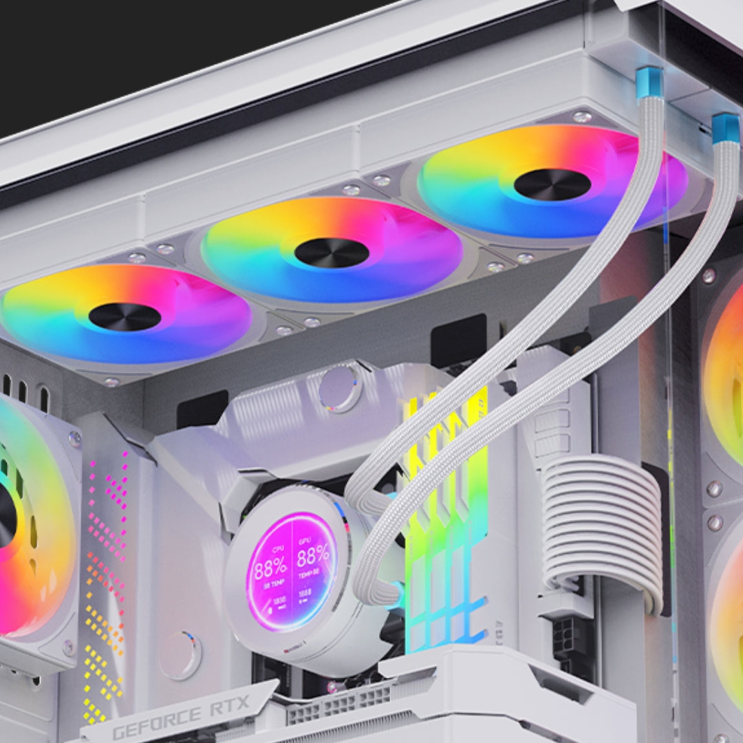 Refigeracion liquida 360 ARGB CPU con pantalla LCD