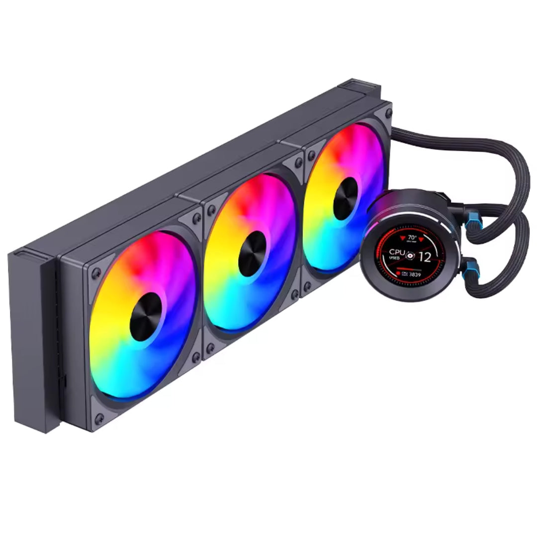 Refrigeracion CPU liquida 360 con pantalla LCD Snowman TA360 ARGB