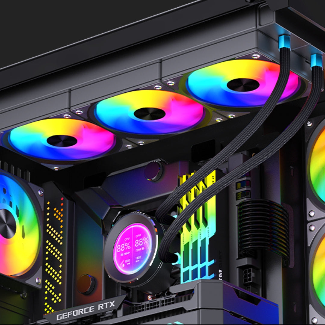 Refrigeracion CPU liquida 360 con pantalla LCD Snowman TA360 ARGB