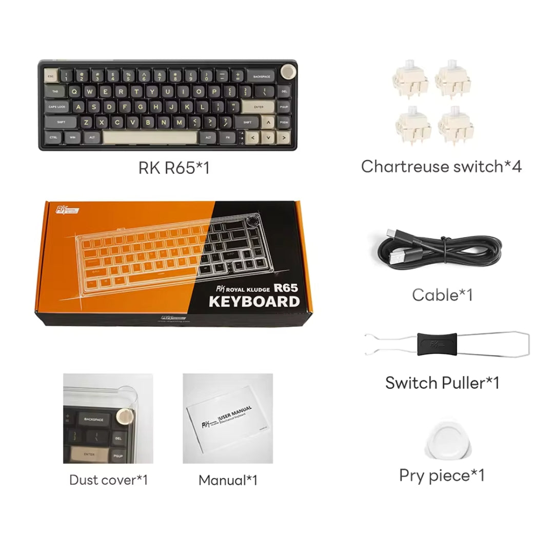 Teclado Mecanico Gamer RK Royal Kludge R65