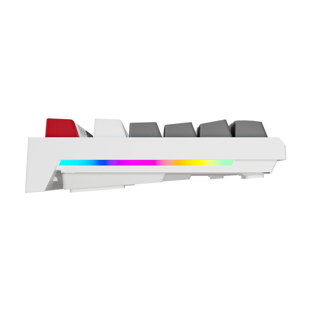 Teclado Mecanico Gamer RK Royal Kludge R87 Blanco