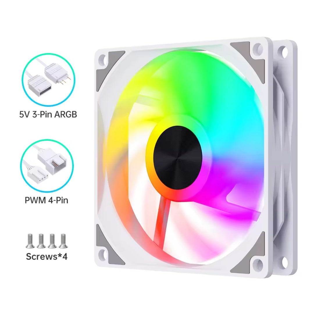 PACK Ventilador PC ARGB 120 mm AK120 Snowman Blanco x 4