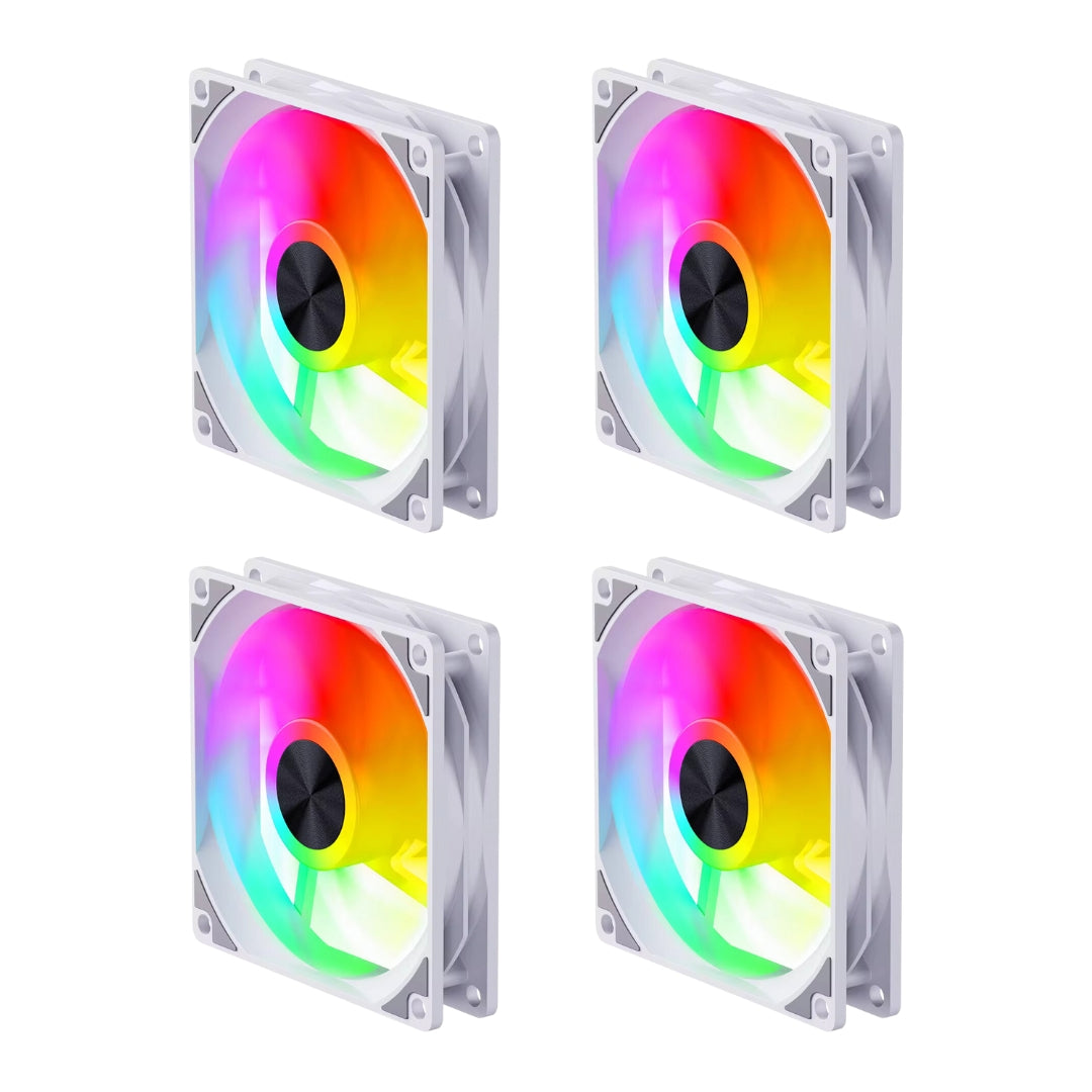 PACK Ventilador PC ARGB 120 mm AK120 Snowman Blanco x 4