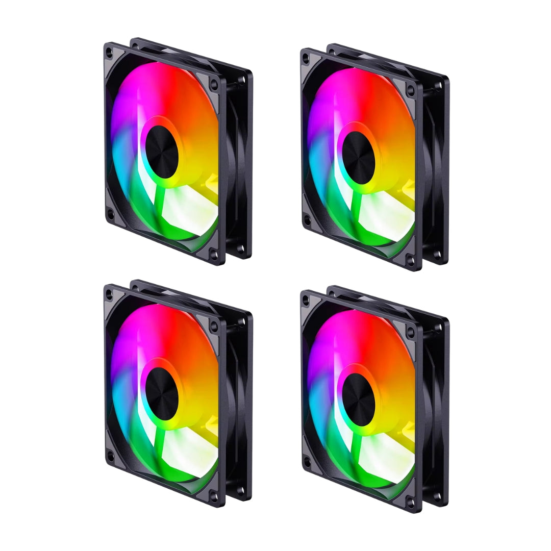 PACK Ventilador PC ARGB 120 mm AK120 Snowman Negro x 4