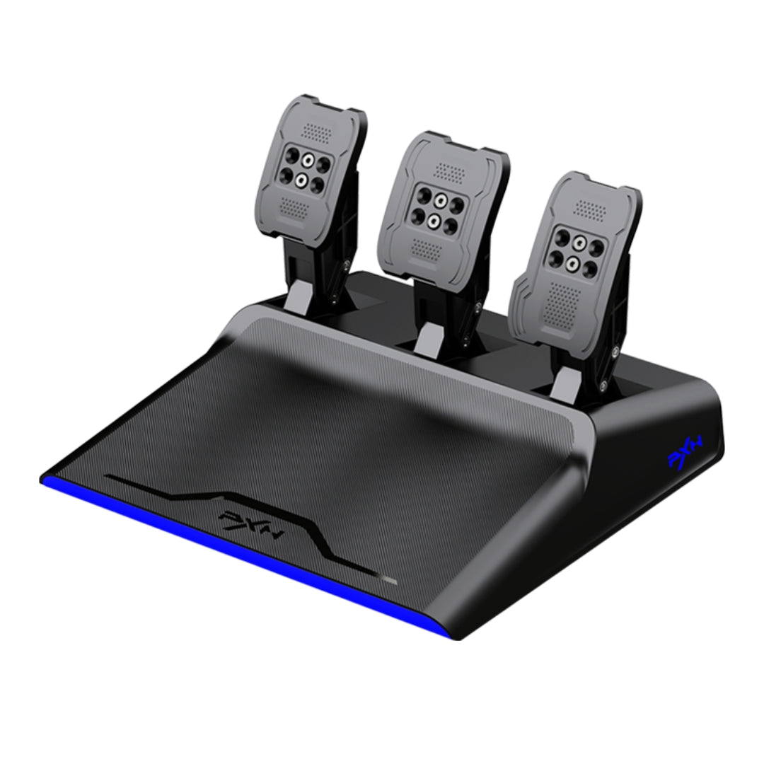 Volante para PC con pedales y palanca de cambios PXN V99