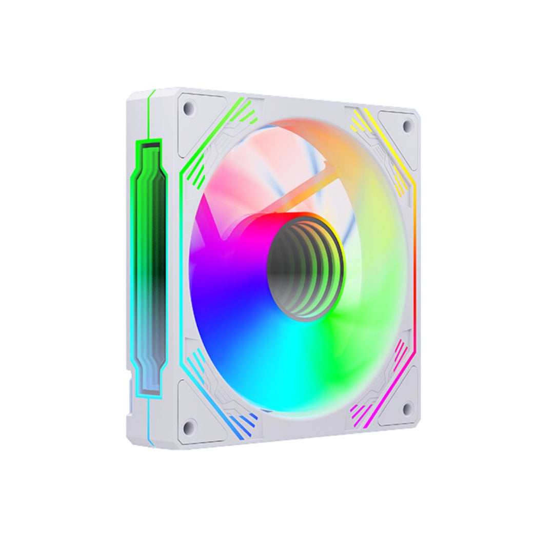 Ventilador PC ARGB 120 mm Snowman Blanco