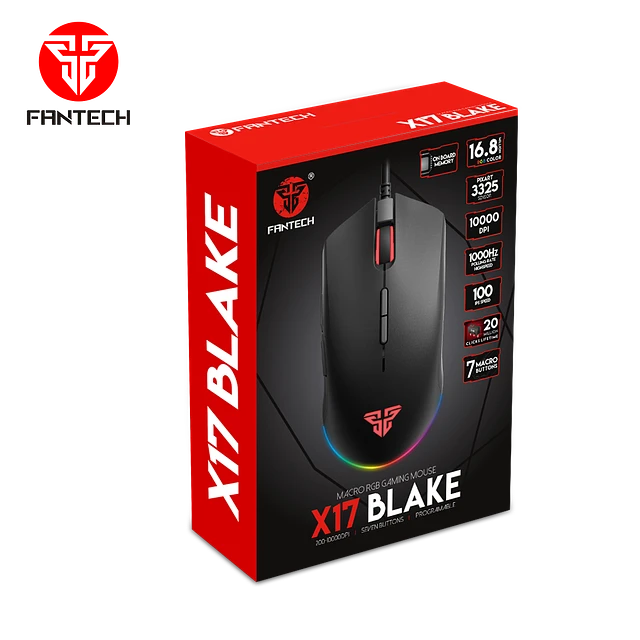 Mouse Gamer Blake X17 Black Fantech