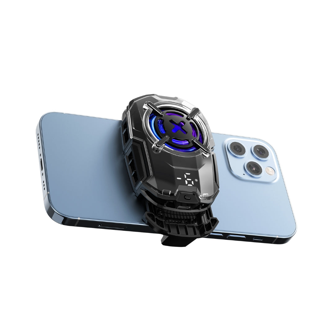 Cooler MEMO ICE CLIP 16 montado en iPhone