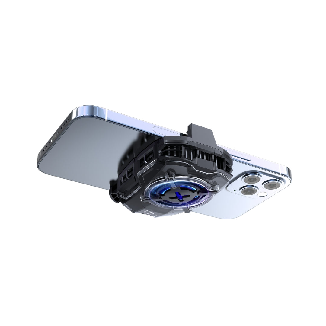 Cooler MEMO ICE CLIP 16 montado en iPhone