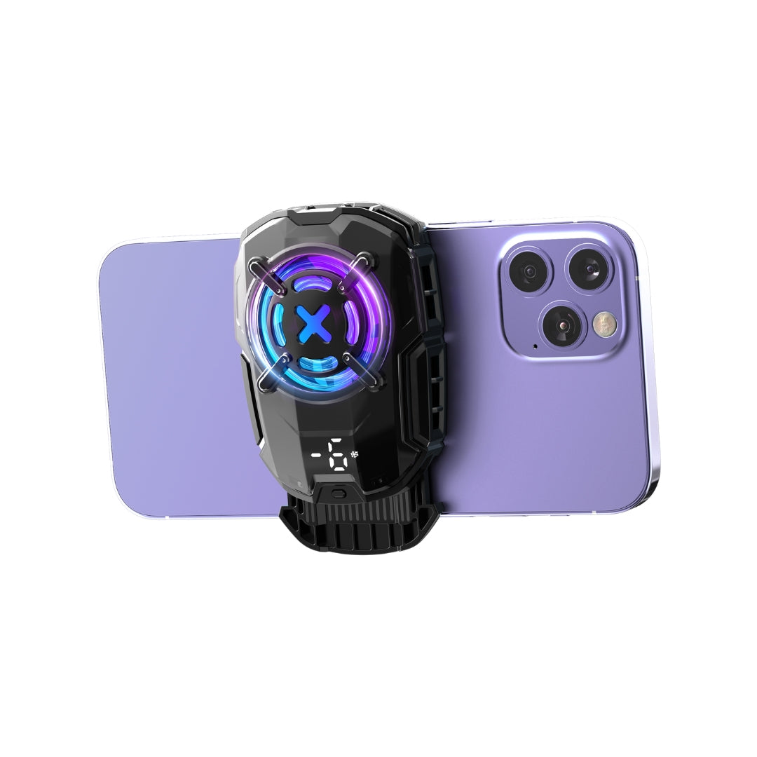 Cooler MEMO ICE CLIP 16 montado en smartphone android