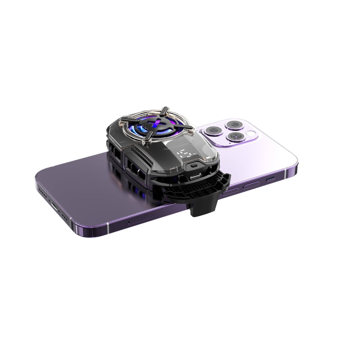 Cooler MEMO ICE CLIP 16 montado en smartphone android