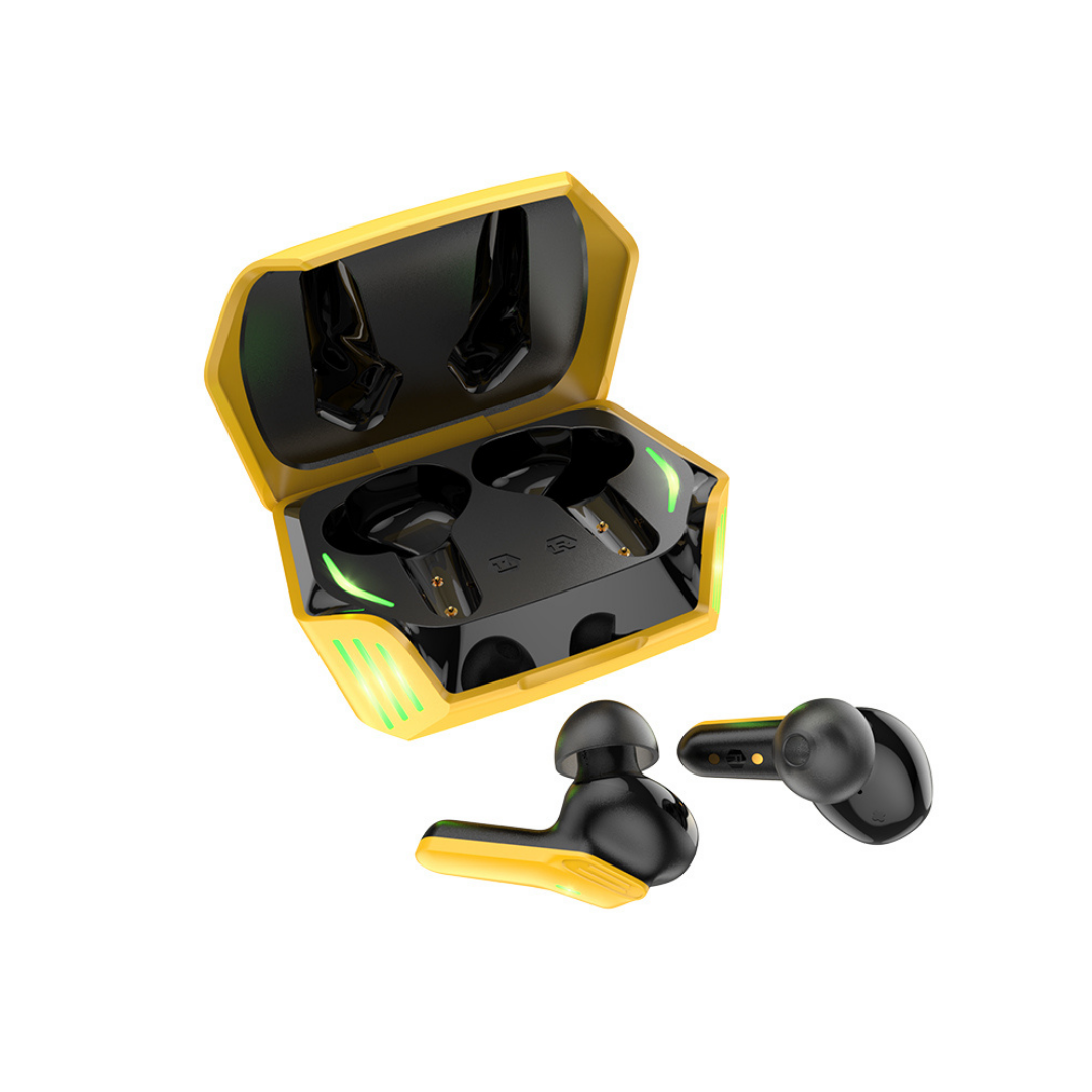 Aud fonos gamer inal mbricos BLUETOOTH HOCO S21 YELLOW